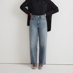 The Curvy Perfect Vintage Wide-Leg Jean Heathcote Wash